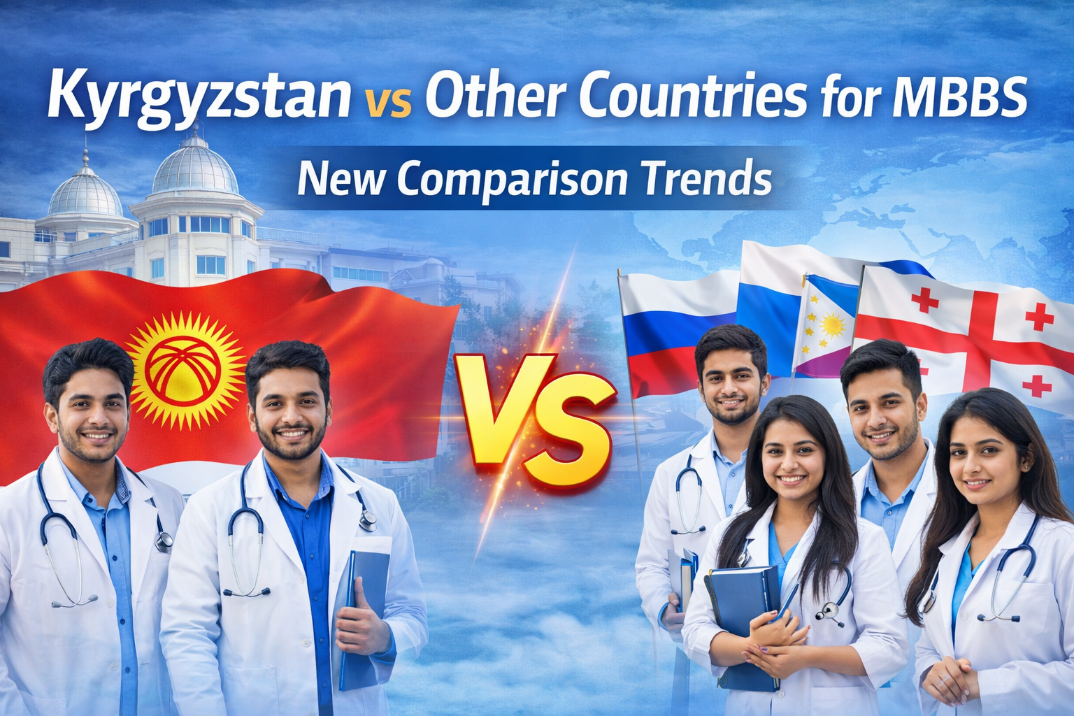 Kyrgyzstan vs Other Countries for MBBS: New Comparison Trends